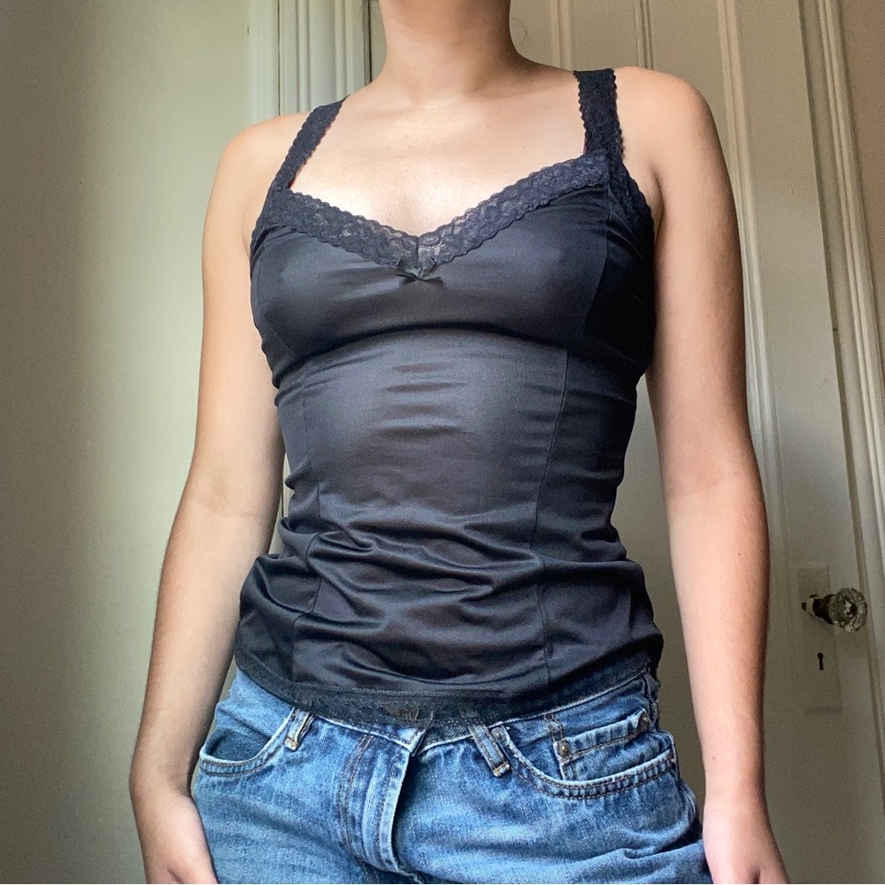 Black Silk Tank